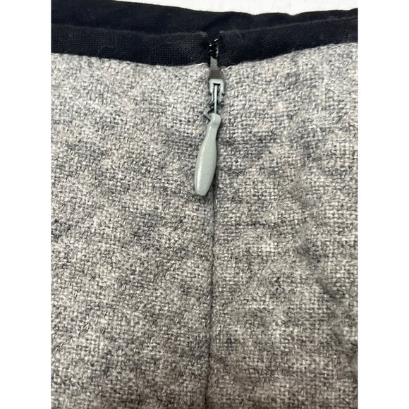 J.Crew Gray Wool Cashmere Mini Skirt Size 6 Work Career Fall - Picture 11 of 12